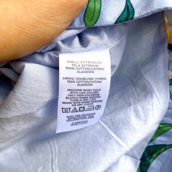 🍋 ANN TAYLOR BLUE LEMON PATTERN MIDI SKATER SKIRT! - Picture 15 of 16